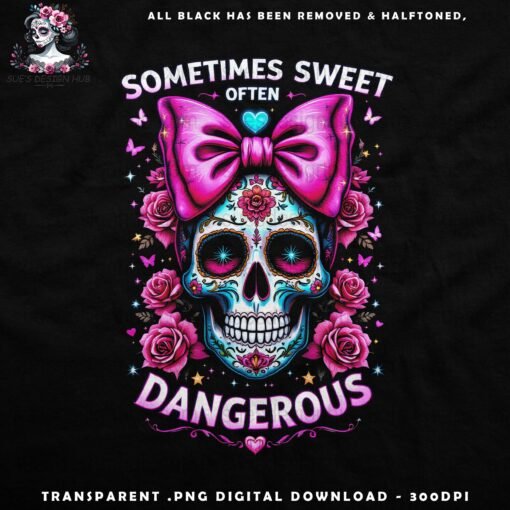 Dangerous - Halftone Print Ready Designs for DTF and White Toner Printing